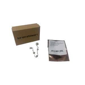 LOREN STEWART Pearl Chain SINGLE Earrings New